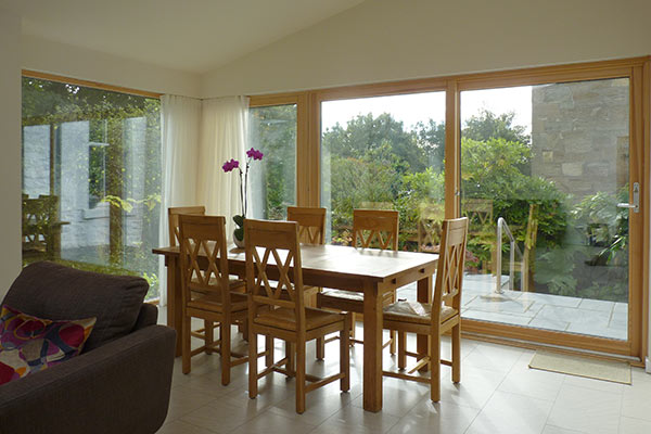 Dining in North Kelvinside house extension Glasgow