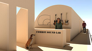 Designs for a sound recording studio and music practice rooms